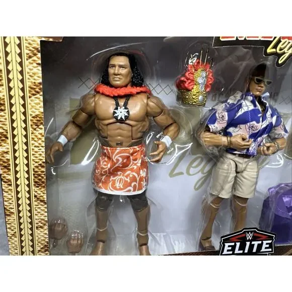 WWE Mattel Elite‎ The Rock WWE Generations Maivia Legacy 3-Pack Exclusive - Picture 9 of 10
